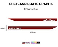 370cm Shetland Vinyl Graphic For Cabin Boats & Cruisers