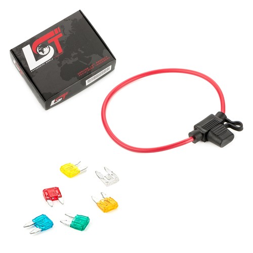 Fuse holder with flat - fuse, car