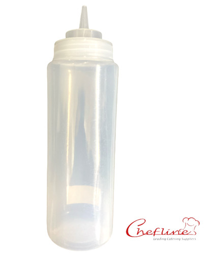 32oz clear widemouth squeeze - clear,