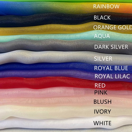 Sheer organza fabric voile - sheer,