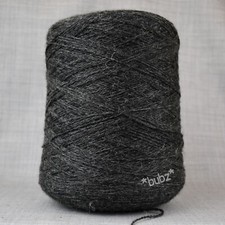 SOFT MERINO WOOL YARN CHARCOAL GREY 300g CONE 3 PLY HAND & MACHINE KNITTING NEW