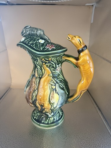 Majolica pitcher sugtil - majolica,