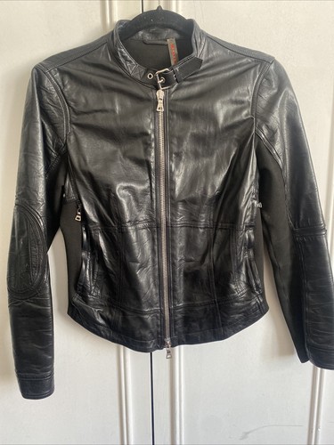 Vintage leather prada biker - vintage,