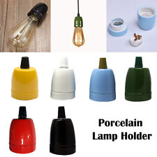 Light Holder Vintage Industrial Lamp  Bulb Retro Edison ES E27 Fitting UK