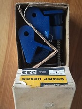 Woden No 233 Cramp Heads. Old but believe unused. Boxed.