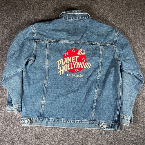 90s planet hollywood denim - planet,