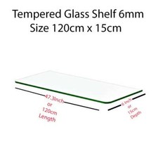 Clear Tempered Glass Shelf