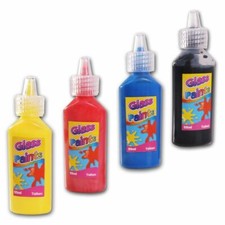 4x Glass Paint Set Painting