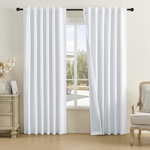Greyish bright curtains - ,