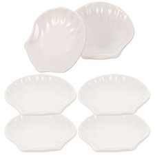  6 Pcs Dessert Plate Pizza Plates Ceramic Dishes Sushi Serving Tray