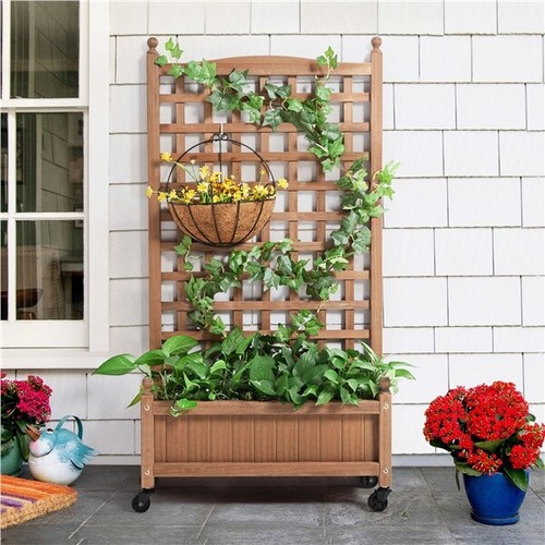 Wooden raised bed for garden - wooden,