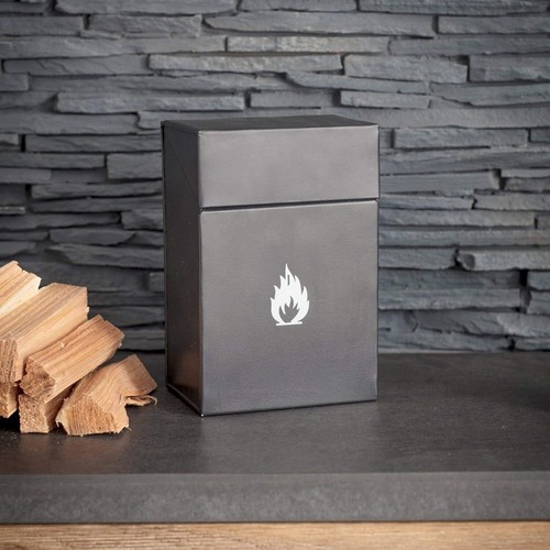 Firelighters storage box steel - storage,