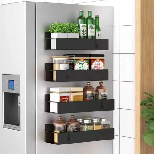 Magnetic spice rack organizer - magnetic,