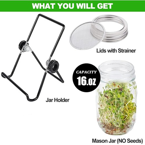 16oz seed sprouter kit - 16oz,