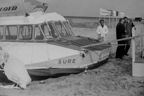 Christening first hovercraft