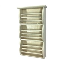 Dolls House Shelf Rack White