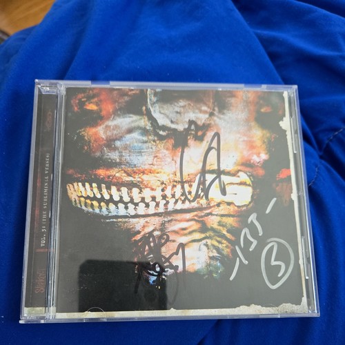 Slipknot autographed the - slipknot,