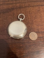 Antique Pocket Compass Military Silver Plated By DOLLOND LONDON Circa 1900