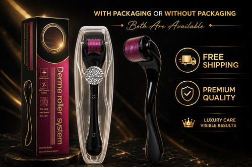 Derma roller titanium 540 gold - titanium,