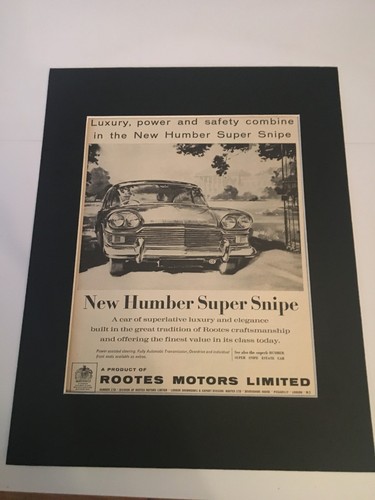 Humber super snipe 1960 - humber, snipe-1960