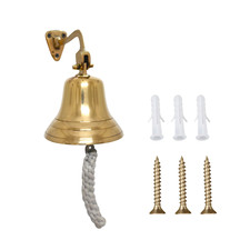 Vintage Last Order Wall Mounted Ship Bell/Brass Hanging Bell with Durable Rope3"