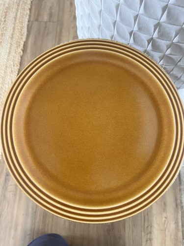 Hornsea saffron salad plate - saffron,