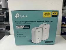 TP-LINK PASSTHROUGH POWERLINE NETWORK EXTENDER 4K BOXED
