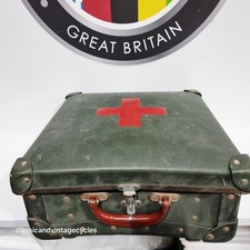 WW2 Army First Aid Box Red Cross Box Great Patina Jeep Army Vehicle Collectables