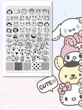 XL NAIL STAMPING PLATE ~NEW~