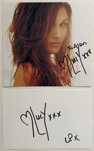 Lucy pinder signed - lucy,