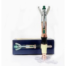 Doctor Who 12th Metal Infrared Remote Sonic Screwdriver Replica Cosplay Prop Toy