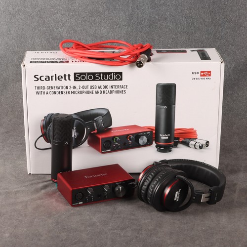 Focusrite scarlett solo studio - solo,