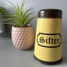 Vintage 1960s Brown & Yellow