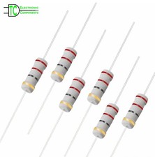1W Resistors Metal oxide 5% Full range available 10 pack 0.22 ohm  to 2.2M ohm