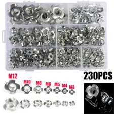 FOUR PRONG T NUTS CAPTIVE THREADED INSERTS FOR WOOD FURNITURE M3 M4 M5 M6 M8 M12