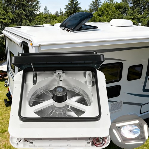 Roof vent fan - camper, skylight