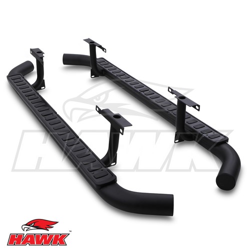 Black side step - black,