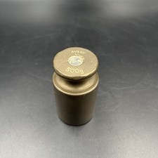 Avery 500g Pound Brass Capstan Cylindrical Weight Doorstop Page Holder RARE VGC