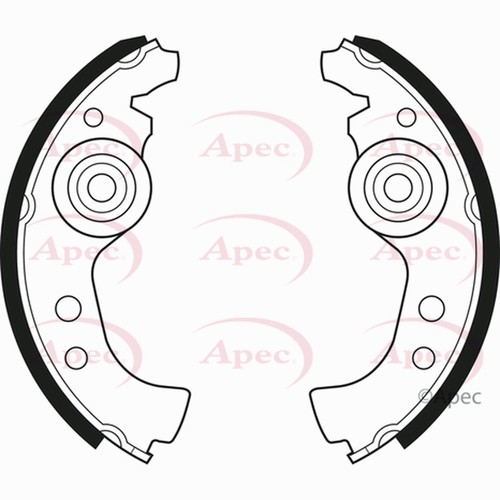 Brake shoes set - set, for