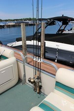 EasyOn! The Portable Pontoon Fishing Rod Holder with Latching White!