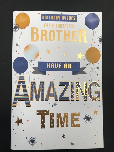 Brother birthday card