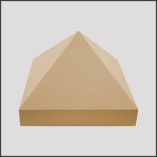 Cast Stone Tall Apex Pier Caps