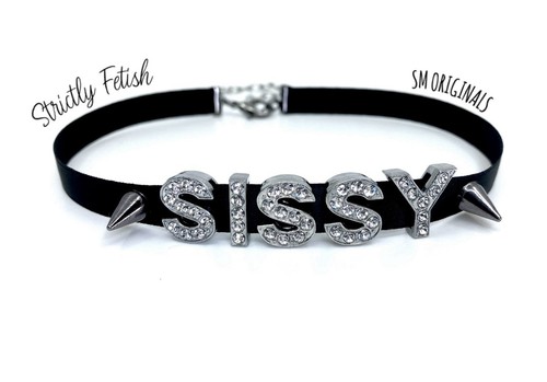 Personalised stud choker - personalised,