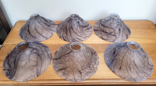 Set mottled smoked - mottled, blue