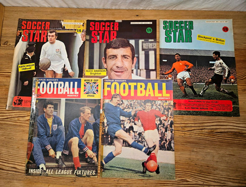 Vintage football magazines lot - vintage,