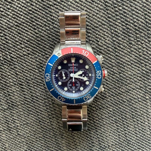 Seiko solar diver chronograph - solar,