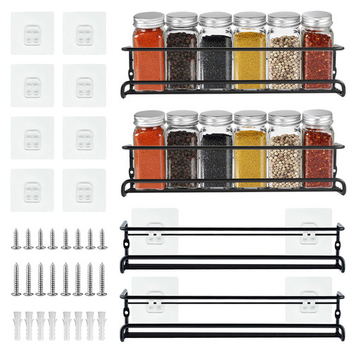 4pcs spice herb jar - spice,