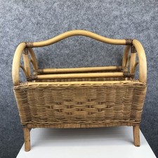 Vintage Wicker Bamboo Large