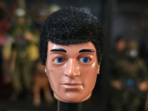 Vintage action man head - man, bpee
