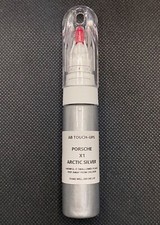 PORSCHE X1 ARCTIC SIlVER PAINT TOUCH UP PEN/BRUSH SCRATCH CHIPS